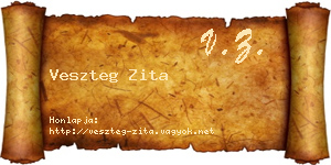 Veszteg Zita névjegykártya